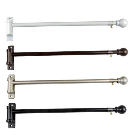 curtain rod swing|swing curtain rod home depot.